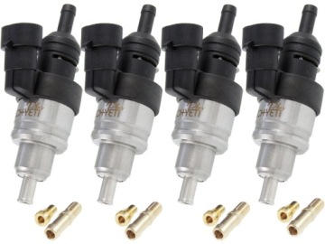 КОМПЛЕКТ ФОРСУНОК LPG-TECH YETI PLUS, 4 ЦИЛИНДРА