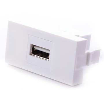 MEDIABOX 22,5x45 MODUŁ 1x USB GNIAZDO MOSAIC D-LAN