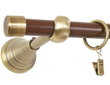 KARNISZ 140 cm POJEDYNCZY CLASSIC ciche kółka