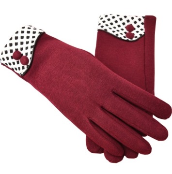 ПЕРЧАТКИ ЖЕНСКИЕ, СЕНСОРНЫЕ КНОПКИ РЕТРО ТЕПЛЫЕ