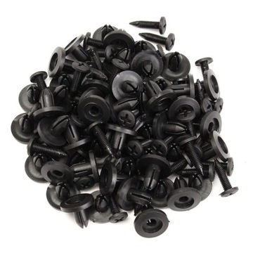 Plastikowe nity, kołki samochodowe 6mm - 20sztuk