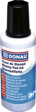 Tusz do pieczątek stempli 30ml kolor czarny DONAU
