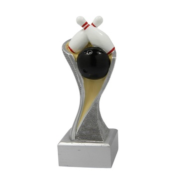 STATUETKA FIGURKA ODLEW KRĘGLE 14,5cm +GRAWER