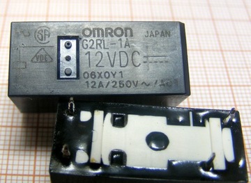 Реле 12В постоянного тока 12А G2RL-1A OMRON Япония [032]