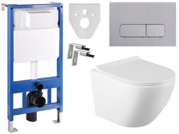 MEXEN STELAŻ WC MISKA LENA RIMLESS PRZYCISK