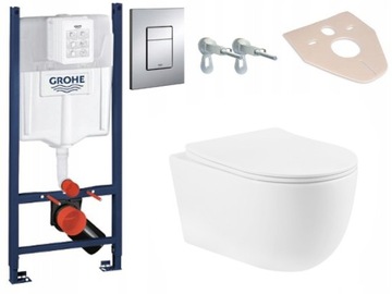 STELAŻ GROHE WC MEXEN CARMEN RIMLESS DESKA