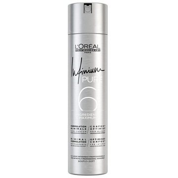Loreal Infinium Pure 2 Suple Soft lakier niepylący do włosów 500ml