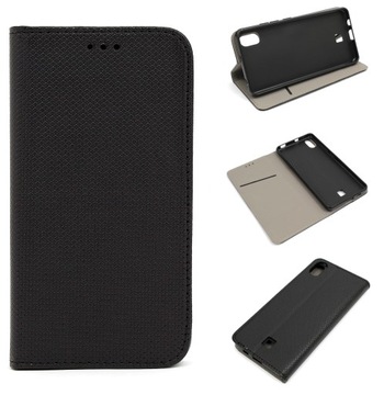 Etui SMART MAGNET NA BOK do LG K20 LMX120EMW czarny