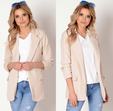 Женская куртка-пиджак на подкладке 4XL/48