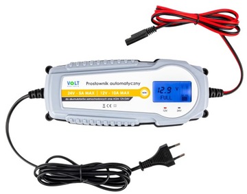 ЭЛЕКТРОННОЕ ВЫПРЯМИТЕЛЬНОЕ ЗАРЯДНОЕ УСТРОЙСТВО 12В 24В 10А LCD