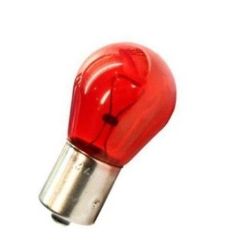 PHILIPS ŻARÓWKA 12V 21W PR21W BAW15s CZERWONA STOP
