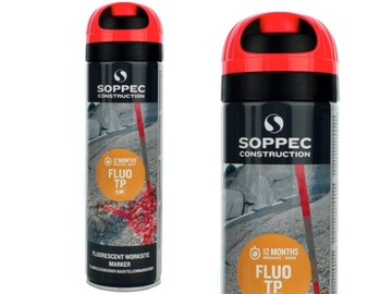 FARBA GEODEZYJNA SOPPEC FLUO 500ml CZERWONA