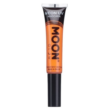 Maskara Tusz Do Rzęs MOONGLOW Świeci UV Pomarańcz.