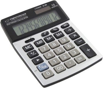 ELEKTRONICZNY KALKULATOR BIURKOWY BIUROWY 12 CYFR