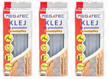 MEGATEC KLEJ PISTOLETU TERMOTOPLIWY 7,5MM x117szt