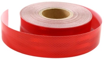 СВЕТООТРАЖАЮЩАЯ ЛЕНТА, САМОКЛЕЯЩАЯСЯ, КРАСНАЯ НАКЛЕЙКА