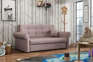 Kanapa sofa VIVA 3 SILVER amerykanka kronos
