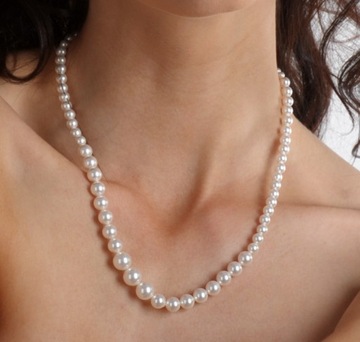 Biżuteria ślubna z perłami Swarovski KP14