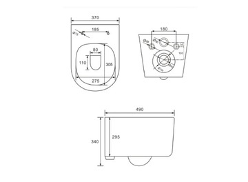 НАБОР MEXEN CARMEN РАМА СИДЕНЬЕ ДЛЯ УНИТАЗА БИДЕ