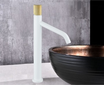 РАКОВИНА MEXEN RUMBA ONE FATTER, БЕЛОЕ ЗОЛОТО