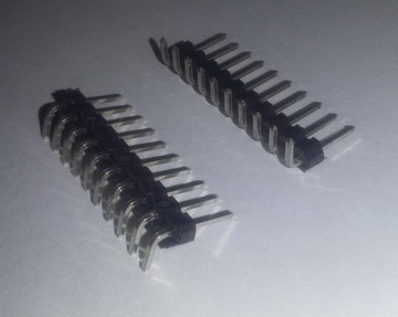 Listwa stykowa szpilkowa Goldpin 10pin kątowa F.V.