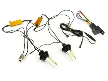 2в1 СВЕТОДИОДНЫЕ ДНЕВНЫЕ ОГНИ И ПОВОРОТЫ DRL P21W