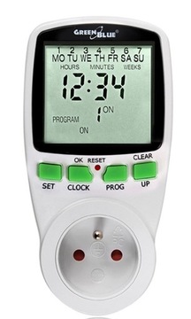 WYLACZNIK BOJLER PROGRAMATOR CZASOWY CYFROWY TIMER