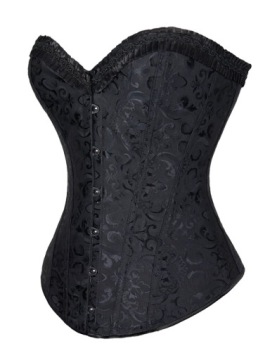 Корсет на завязках SHAPING + стринги SLIMMING, черный XL