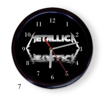 Настенные часы METALLICA для поклонника CICHY PL