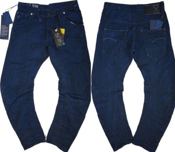 J455 MĘSKIE SPODNIE JEANSOWE G-STAR RAW RE ARC 3D LOOSE TAPERED W30 L34