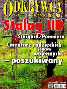 Odkrywca nr 8/2015. Skarby, wojna, historia.