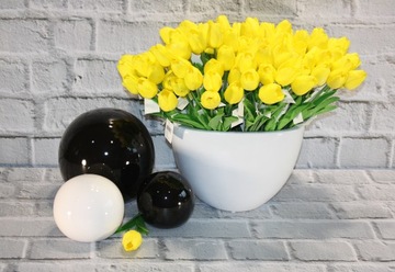 Серебряный керамический декоративный шар, 6 см.