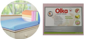 OLKA Pokrowiec UNIWERSALNY na przewijak FROTTE róż
