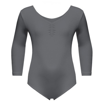 STRÓJ DO BALETU GRAFITOWE DZIECI X1 HGF 122/128