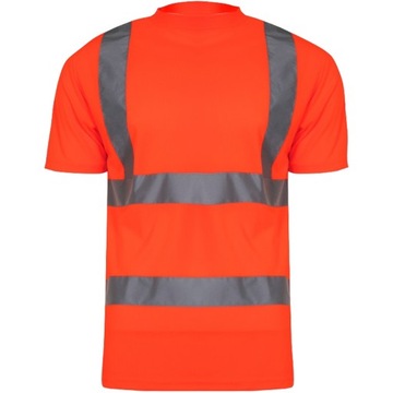 KOSZULKA T-SHIRT OSTRZEGAWCZA POMARAŃCZOWA LAHTI L40207 r. M