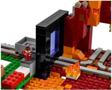 LEGO MINECRAFT 21143 ПОРТАЛ В НИЖНИЙ АД 24Ч