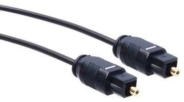 Kabel przewód optyczny CYFROWY TOSLINK SLIM T-T 2m