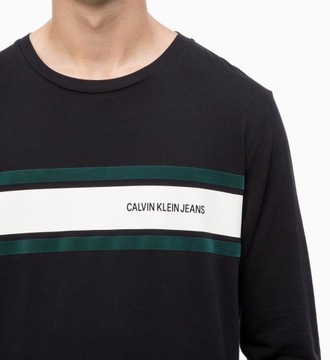 CALVIN KLEIN MĘSKI T-SHIRT LONGSLEEVE KOSZULKA S