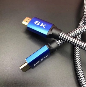 Кабель HDMI-HDMI v2.1, 1 м, 8K, 60 Гц, HDR