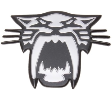 NAKLEJKA EMBLEMAT ALUMINIOWY TYGRYS TIGER 3D