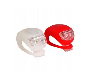 LAMPKI ROWEROWE DIODA LED ROWER PRZÓD TYŁ ZESTAW