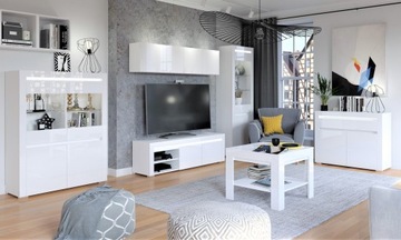 meble półka biała mała 40 wisząca Alaska BRP3C