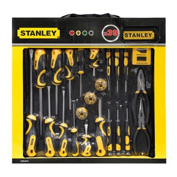 Zestaw wkrętaków Stanley 39 elementów + TORBA Stanley STHT0-62114