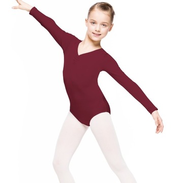 BODY BALETOWE Z DŁUGIM RĘKAWEM X1 HBO 110/116