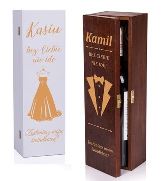 PROŚBA O ŚWIADKOWANIE SKRZYNKI NA WINO GRAWER