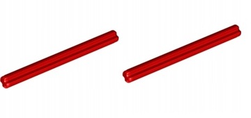 LEGO Technic Ośka 6 czerwony 6130002 3706 - 2 szt.