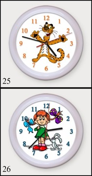 Детские настенные часы BAJKI, имя бесплатное PL