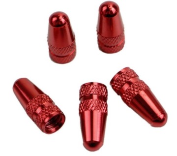 КЛАПАННЫЕ КРЫШКИ ДЛЯ ВЕЛОСИПЕДОВ SV, КРАСНЫЕ