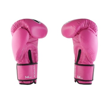 BELTOR VICTOUS RĘKAWICE BOKSERSKIE TRENINGOWE RÓŻOWE 14 OZ