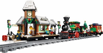LEGO CITY 10259 ПЛАТФОРМА ЖЕЛЕЗНОДОРОЖНОГО ВОКЗАЛА ПУТЕВАЯ СТАНЦИЯ